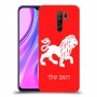 אריה כיסוי מגן קשיח בעיצוב אישי עם השם שלך ל Xiaomi Redmi 9 יחידה אחת סקרין מובייל