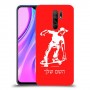 ילד סקייטבורד כיסוי מגן קשיח בעיצוב אישי עם השם שלך ל Xiaomi Redmi 9 יחידה אחת סקרין מובייל