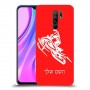 אופנוע שלג כיסוי מגן קשיח בעיצוב אישי עם השם שלך ל Xiaomi Redmi 9 יחידה אחת סקרין מובייל