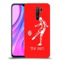 שחקן כדורגל כיסוי מגן קשיח בעיצוב אישי עם השם שלך ל Xiaomi Redmi 9 יחידה אחת סקרין מובייל