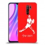שחקן טניס כיסוי מגן קשיח בעיצוב אישי עם השם שלך ל Xiaomi Redmi 9 יחידה אחת סקרין מובייל