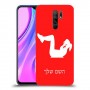אימון ספורט - אישה כיסוי מגן קשיח בעיצוב אישי עם השם שלך ל Xiaomi Redmi 9 יחידה אחת סקרין מובייל