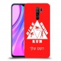 טריאתלון כיסוי מגן קשיח בעיצוב אישי עם השם שלך ל Xiaomi Redmi 9 יחידה אחת סקרין מובייל