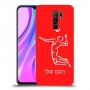 שחקן כדורעף כיסוי מגן קשיח בעיצוב אישי עם השם שלך ל Xiaomi Redmi 9 יחידה אחת סקרין מובייל