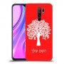 עץ כיסוי מגן קשיח בעיצוב אישי עם השם שלך ל Xiaomi Redmi 9 יחידה אחת סקרין מובייל