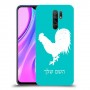 תרנגול כיסוי מגן קשיח בעיצוב אישי עם השם שלך ל Xiaomi Redmi 9 יחידה אחת סקרין מובייל