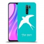 ציפור לבלוע כיסוי מגן קשיח בעיצוב אישי עם השם שלך ל Xiaomi Redmi 9 יחידה אחת סקרין מובייל