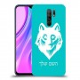 זאב כיסוי מגן קשיח בעיצוב אישי עם השם שלך ל Xiaomi Redmi 9 יחידה אחת סקרין מובייל