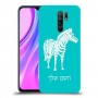 זברה כיסוי מגן קשיח בעיצוב אישי עם השם שלך ל Xiaomi Redmi 9 יחידה אחת סקרין מובייל