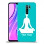 יוגה כיסוי מגן קשיח בעיצוב אישי עם השם שלך ל Xiaomi Redmi 9 יחידה אחת סקרין מובייל
