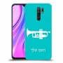 חצוצרה כיסוי מגן קשיח בעיצוב אישי עם השם שלך ל Xiaomi Redmi 9 יחידה אחת סקרין מובייל