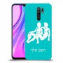 תאומים כיסוי מגן קשיח בעיצוב אישי עם השם שלך ל Xiaomi Redmi 9 יחידה אחת סקרין מובייל