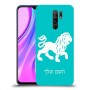 אריה כיסוי מגן קשיח בעיצוב אישי עם השם שלך ל Xiaomi Redmi 9 יחידה אחת סקרין מובייל