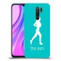 ג'וגלין - אישה כיסוי מגן קשיח בעיצוב אישי עם השם שלך ל Xiaomi Redmi 9 יחידה אחת סקרין מובייל