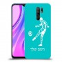 שחקן כדורגל כיסוי מגן קשיח בעיצוב אישי עם השם שלך ל Xiaomi Redmi 9 יחידה אחת סקרין מובייל
