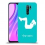 אימון ספורט - אישה כיסוי מגן קשיח בעיצוב אישי עם השם שלך ל Xiaomi Redmi 9 יחידה אחת סקרין מובייל