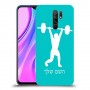 הרמת משקולות כיסוי מגן קשיח בעיצוב אישי עם השם שלך ל Xiaomi Redmi 9 יחידה אחת סקרין מובייל