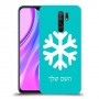 שלג כיסוי מגן קשיח בעיצוב אישי עם השם שלך ל Xiaomi Redmi 9 יחידה אחת סקרין מובייל