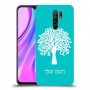עץ כיסוי מגן קשיח בעיצוב אישי עם השם שלך ל Xiaomi Redmi 9 יחידה אחת סקרין מובייל