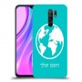עולם כיסוי מגן קשיח בעיצוב אישי עם השם שלך ל Xiaomi Redmi 9 יחידה אחת סקרין מובייל