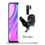 תרנגול כיסוי מגן קשיח בעיצוב אישי עם השם שלך ל Xiaomi Redmi 9 יחידה אחת סקרין מובייל