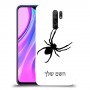 עכביש כיסוי מגן קשיח בעיצוב אישי עם השם שלך ל Xiaomi Redmi 9 יחידה אחת סקרין מובייל
