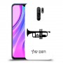חצוצרה כיסוי מגן קשיח בעיצוב אישי עם השם שלך ל Xiaomi Redmi 9 יחידה אחת סקרין מובייל