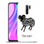 טלה כיסוי מגן קשיח בעיצוב אישי עם השם שלך ל Xiaomi Redmi 9 יחידה אחת סקרין מובייל