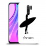 גלישה כיסוי מגן קשיח בעיצוב אישי עם השם שלך ל Xiaomi Redmi 9 יחידה אחת סקרין מובייל
