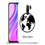 עולם כיסוי מגן קשיח בעיצוב אישי עם השם שלך ל Xiaomi Redmi 9 יחידה אחת סקרין מובייל