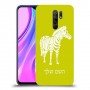 זברה כיסוי מגן קשיח בעיצוב אישי עם השם שלך ל Xiaomi Redmi 9 יחידה אחת סקרין מובייל