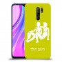 תאומים כיסוי מגן קשיח בעיצוב אישי עם השם שלך ל Xiaomi Redmi 9 יחידה אחת סקרין מובייל