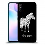 זברה כיסוי מגן קשיח בעיצוב אישי עם השם שלך ל Xiaomi Redmi 9A יחידה אחת סקרין מובייל