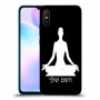 יוגה כיסוי מגן קשיח בעיצוב אישי עם השם שלך ל Xiaomi Redmi 9A יחידה אחת סקרין מובייל