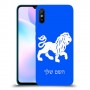 אריה כיסוי מגן קשיח בעיצוב אישי עם השם שלך ל Xiaomi Redmi 9A יחידה אחת סקרין מובייל