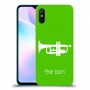 חצוצרה כיסוי מגן קשיח בעיצוב אישי עם השם שלך ל Xiaomi Redmi 9A יחידה אחת סקרין מובייל