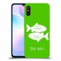 דגים כיסוי מגן קשיח בעיצוב אישי עם השם שלך ל Xiaomi Redmi 9A יחידה אחת סקרין מובייל
