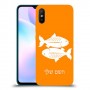דגים כיסוי מגן קשיח בעיצוב אישי עם השם שלך ל Xiaomi Redmi 9A יחידה אחת סקרין מובייל