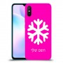 שלג כיסוי מגן קשיח בעיצוב אישי עם השם שלך ל Xiaomi Redmi 9A יחידה אחת סקרין מובייל