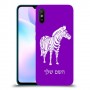 זברה כיסוי מגן קשיח בעיצוב אישי עם השם שלך ל Xiaomi Redmi 9A יחידה אחת סקרין מובייל