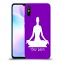 יוגה כיסוי מגן קשיח בעיצוב אישי עם השם שלך ל Xiaomi Redmi 9A יחידה אחת סקרין מובייל