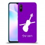 כינור כיסוי מגן קשיח בעיצוב אישי עם השם שלך ל Xiaomi Redmi 9A יחידה אחת סקרין מובייל