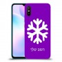 שלג כיסוי מגן קשיח בעיצוב אישי עם השם שלך ל Xiaomi Redmi 9A יחידה אחת סקרין מובייל
