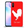 תרנגול כיסוי מגן קשיח בעיצוב אישי עם השם שלך ל Xiaomi Redmi 9A יחידה אחת סקרין מובייל