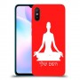 יוגה כיסוי מגן קשיח בעיצוב אישי עם השם שלך ל Xiaomi Redmi 9A יחידה אחת סקרין מובייל