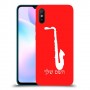סקספון כיסוי מגן קשיח בעיצוב אישי עם השם שלך ל Xiaomi Redmi 9A יחידה אחת סקרין מובייל