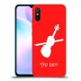 כינור כיסוי מגן קשיח בעיצוב אישי עם השם שלך ל Xiaomi Redmi 9A יחידה אחת סקרין מובייל