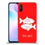 דגים כיסוי מגן קשיח בעיצוב אישי עם השם שלך ל Xiaomi Redmi 9A יחידה אחת סקרין מובייל