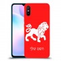 אריה כיסוי מגן קשיח בעיצוב אישי עם השם שלך ל Xiaomi Redmi 9A יחידה אחת סקרין מובייל