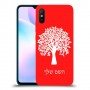 עץ כיסוי מגן קשיח בעיצוב אישי עם השם שלך ל Xiaomi Redmi 9A יחידה אחת סקרין מובייל